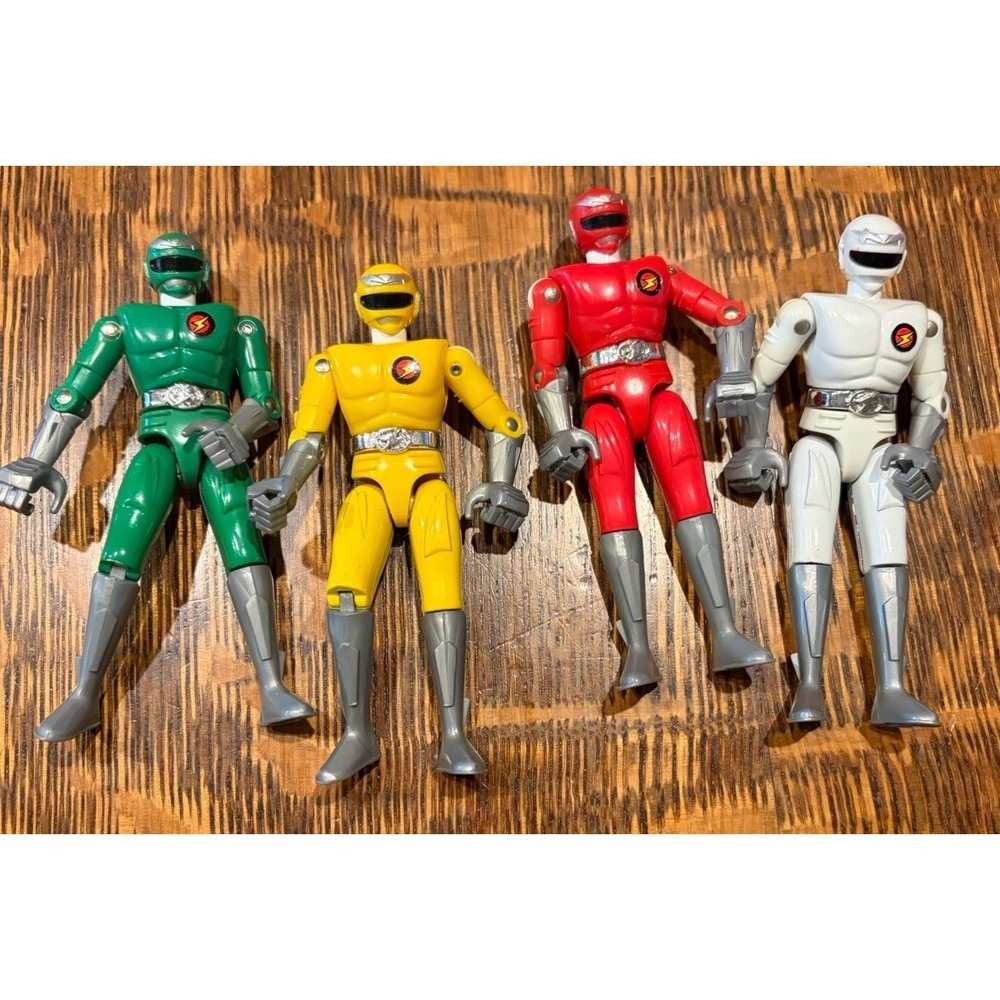 Vintage Trendmasters Masterbotix Lot Of 4‎ Power Bots Action Figures
